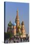 St. Basils Cathedral in Red Square, Moscow, Russia-Gavin Hellier-Stretched Canvas