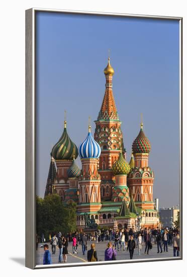 St. Basils Cathedral in Red Square, Moscow, Russia-Gavin Hellier-Framed Photographic Print