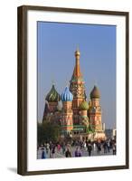 St. Basils Cathedral in Red Square, Moscow, Russia-Gavin Hellier-Framed Photographic Print