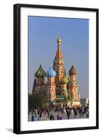 St. Basils Cathedral in Red Square, Moscow, Russia-Gavin Hellier-Framed Photographic Print