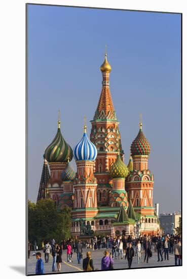 St. Basils Cathedral in Red Square, Moscow, Russia-Gavin Hellier-Mounted Photographic Print