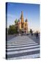 St. Basils Cathedral in Red Square, Moscow, Russia-Gavin Hellier-Stretched Canvas
