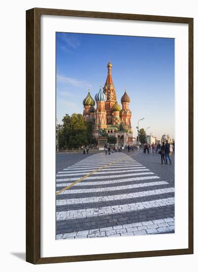 St. Basils Cathedral in Red Square, Moscow, Russia-Gavin Hellier-Framed Photographic Print