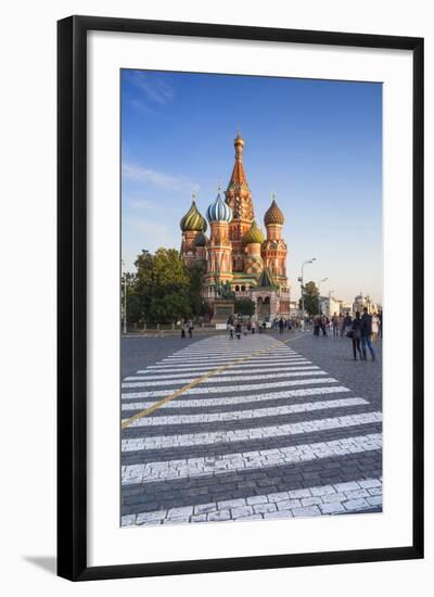 St. Basils Cathedral in Red Square, Moscow, Russia-Gavin Hellier-Framed Photographic Print