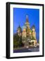 St. Basils Cathedral in Red Square, Moscow, Russia-Gavin Hellier-Framed Photographic Print