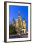 St. Basils Cathedral in Red Square, Moscow, Russia-Gavin Hellier-Framed Photographic Print