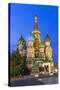 St. Basils Cathedral in Red Square, Moscow, Russia-Gavin Hellier-Stretched Canvas