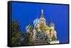 St Basils Cathedral in Red Square, Moscow, Russia-Gavin Hellier-Framed Stretched Canvas