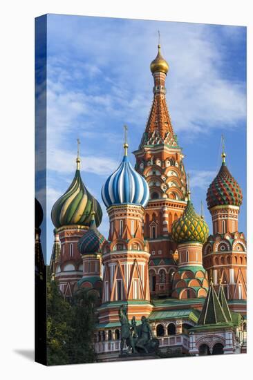 St. Basils Cathedral in Red Square, UNESCO World Heritage Site, Moscow, Russia, Europe-Gavin Hellier-Stretched Canvas