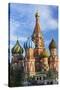 St. Basils Cathedral in Red Square, UNESCO World Heritage Site, Moscow, Russia, Europe-Gavin Hellier-Stretched Canvas