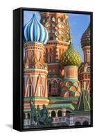 St. Basils Cathedral in Red Square, UNESCO World Heritage Site, Moscow, Russia, Europe-Gavin Hellier-Framed Stretched Canvas