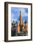 St. Basils Cathedral in Red Square, UNESCO World Heritage Site, Moscow, Russia, Europe-Gavin Hellier-Framed Premium Photographic Print