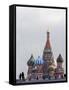 St. Basils Cathedral in the Evening, Red Square, UNESCO World Heritage Site, Moscow, Russia, Europe-Lawrence Graham-Framed Stretched Canvas