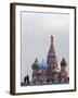 St. Basils Cathedral in the Evening, Red Square, UNESCO World Heritage Site, Moscow, Russia, Europe-Lawrence Graham-Framed Photographic Print