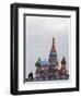 St. Basils Cathedral in the Evening, Red Square, UNESCO World Heritage Site, Moscow, Russia, Europe-Lawrence Graham-Framed Photographic Print