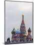 St. Basils Cathedral in the Evening, Red Square, UNESCO World Heritage Site, Moscow, Russia, Europe-Lawrence Graham-Mounted Photographic Print