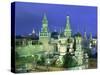 St. Basils Cathedral, Red Square, Moscow, Russia-Jon Arnold-Stretched Canvas