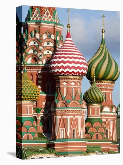 St. Basils Cathedral, Red Square, UNESCO World Heritage Site, Moscow, Russia, Europe-Lawrence Graham-Stretched Canvas