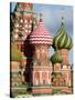 St. Basils Cathedral, Red Square, UNESCO World Heritage Site, Moscow, Russia, Europe-Lawrence Graham-Stretched Canvas