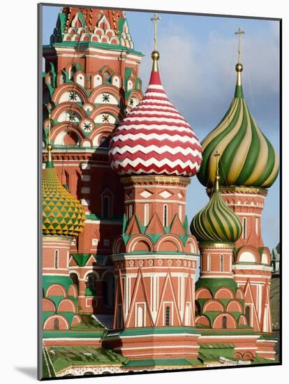 St. Basils Cathedral, Red Square, UNESCO World Heritage Site, Moscow, Russia, Europe-Lawrence Graham-Mounted Photographic Print