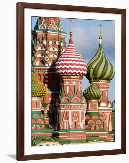 St. Basils Cathedral, Red Square, UNESCO World Heritage Site, Moscow, Russia, Europe-Lawrence Graham-Framed Photographic Print