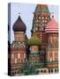 St. Basils Cathedral, Red Square, UNESCO World Heritage Site, Moscow, Russia, Europe-Lawrence Graham-Stretched Canvas