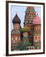 St. Basils Cathedral, Red Square, UNESCO World Heritage Site, Moscow, Russia, Europe-Lawrence Graham-Framed Photographic Print