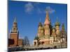 St. Basils Cathedral, Red Square, UNESCO World Heritage Site, Moscow, Russia, Europe-Lawrence Graham-Mounted Photographic Print
