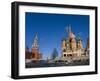 St. Basils Cathedral, Red Square, UNESCO World Heritage Site, Moscow, Russia, Europe-Lawrence Graham-Framed Photographic Print