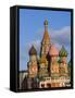 St. Basils Cathedral, Red Square, UNESCO World Heritage Site, Moscow, Russia, Europe-Lawrence Graham-Framed Stretched Canvas