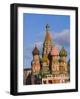 St. Basils Cathedral, Red Square, UNESCO World Heritage Site, Moscow, Russia, Europe-Lawrence Graham-Framed Photographic Print