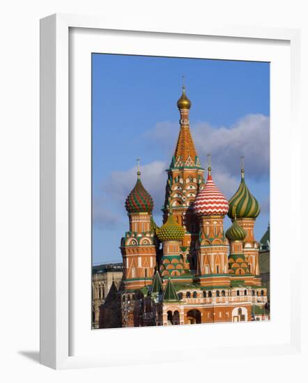 St. Basils Cathedral, Red Square, UNESCO World Heritage Site, Moscow, Russia, Europe-Lawrence Graham-Framed Photographic Print