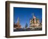 St. Basils Cathedral, Red Square, UNESCO World Heritage Site, Moscow, Russia, Europe-Lawrence Graham-Framed Photographic Print