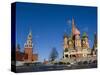 St. Basils Cathedral, Red Square, UNESCO World Heritage Site, Moscow, Russia, Europe-Lawrence Graham-Stretched Canvas