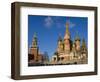 St. Basils Cathedral, Red Square, UNESCO World Heritage Site, Moscow, Russia, Europe-Lawrence Graham-Framed Photographic Print