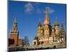 St. Basils Cathedral, Red Square, UNESCO World Heritage Site, Moscow, Russia, Europe-Lawrence Graham-Mounted Photographic Print