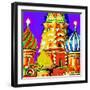 St Basils, Moscow-Tosh-Framed Art Print