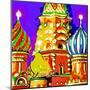 St Basils, Moscow-Tosh-Mounted Art Print