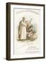 St Basle Curing a Blind Man-null-Framed Giclee Print