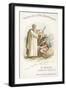 St Basle Curing a Blind Man-null-Framed Giclee Print