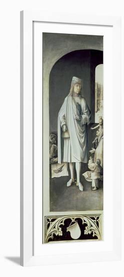 St. Bavo, Exterior of the Right Wing from the Last Judgement Altarpiece-Hieronymus Bosch-Framed Premium Giclee Print