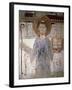 St Benedict, Detail of 10th-11th Century Fresco, Church of San Pietro Al Monte, Civate, Italy,-null-Framed Giclee Print