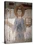 St Benedict, Detail of 10th-11th Century Fresco, Church of San Pietro Al Monte, Civate, Italy,-null-Stretched Canvas