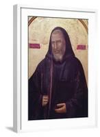 St. Benedict, Far Right Panel of the Badia Altarpiece, C.1301 (Detail)-Giotto di Bondone-Framed Giclee Print