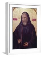 St. Benedict, Far Right Panel of the Badia Altarpiece, C.1301 (Detail)-Giotto di Bondone-Framed Giclee Print