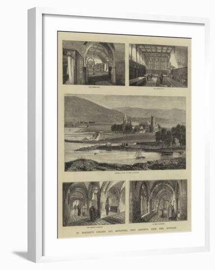 St Benedict's College and Monastery, Fort Augustus, Loch Ness, Scotland-null-Framed Giclee Print