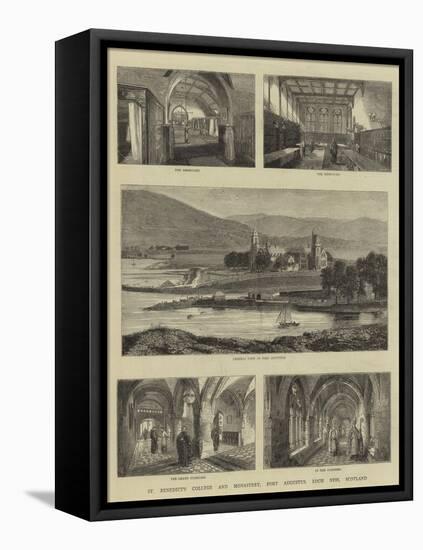 St Benedict's College and Monastery, Fort Augustus, Loch Ness, Scotland-null-Framed Stretched Canvas