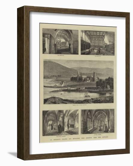 St Benedict's College and Monastery, Fort Augustus, Loch Ness, Scotland-null-Framed Giclee Print