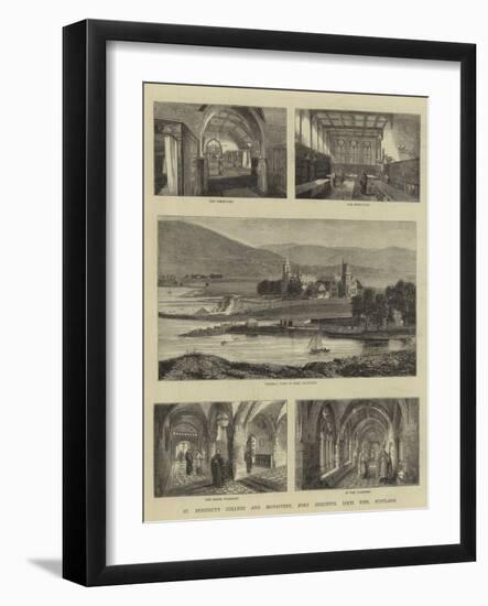 St Benedict's College and Monastery, Fort Augustus, Loch Ness, Scotland-null-Framed Giclee Print