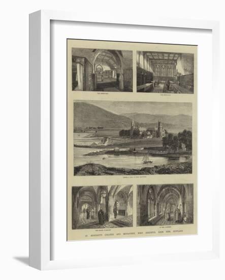 St Benedict's College and Monastery, Fort Augustus, Loch Ness, Scotland-null-Framed Giclee Print